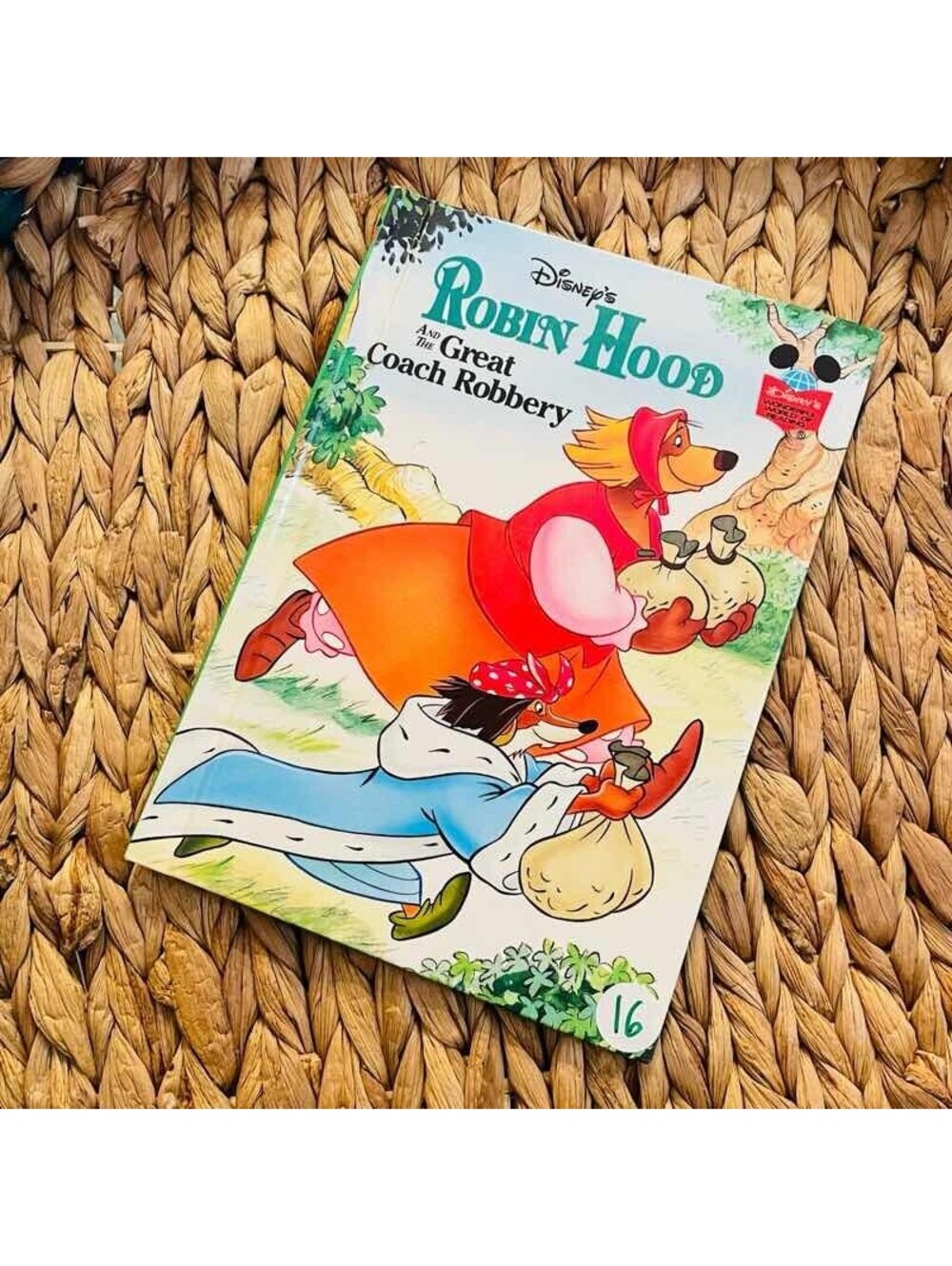 ✅Disney's Wonderful World of Reading Robin Hood Great Coach Robbery 1974 #️⃣16